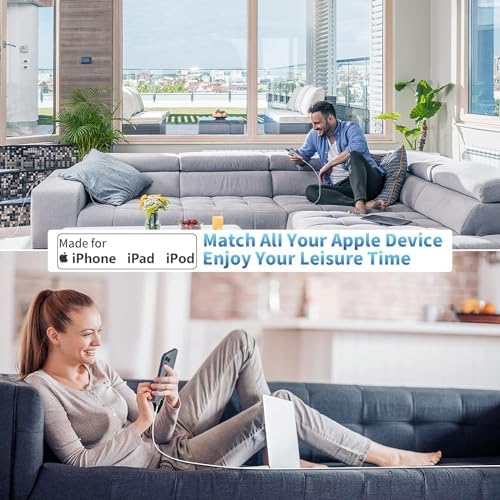 20 W USB-C Fast Charging Block Set for i Phone 16 & 15 Series – 3-Pack with 6 ft Durable Cables for Rapid Power Delivery – Perfect for i Phone, Air Pods, and i Pad – Compact, Versatile Charging Solution for On-the-Go Users