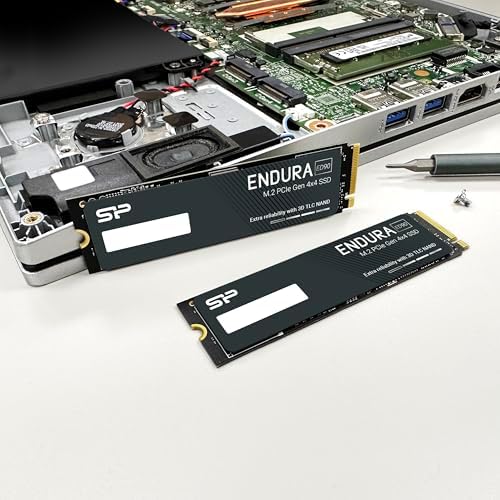 Elevate Your Computing Experience with Silicon Power 500 GB UD90 NVMe 4.0 Gen4 PCIe M.2 SSD – Lightning-Fast Read/Write Speeds of 5,000/2,700 MB/s for Gamers and Creators – Compact, Reliable Storage Solution with Superior Compatibility for All Devices