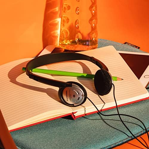 Panasonic RP-HT161-K Ultra-Lightweight Over-Ear Wired Headphones for Music Lovers – Experience Enhanced Bass and Crystal Clear Audio – Perfect for Long Listening Sessions with 3.5 mm Jack Compatibility for Smartphones and Laptops – Soft Ear Pads for Maximum Comfort and Noise Isolation – Ideal for Daily Use and Commutes