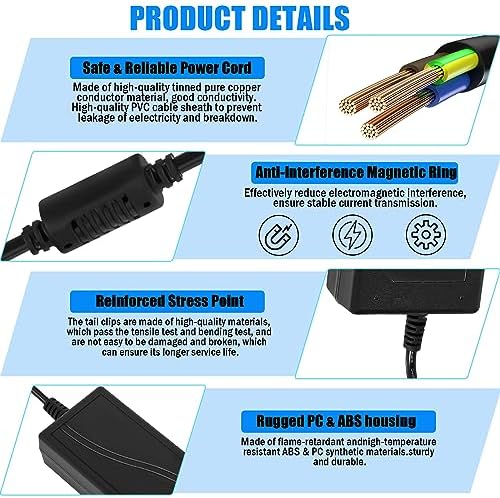 Reliable 120 W AC to DC Power Supply Adapter – 12 V 10 A Transformer for LED Strip Lights, CCTV Cameras, and 3 D Printers with Dual Output Jacks for Enhanced Versatility and Performance