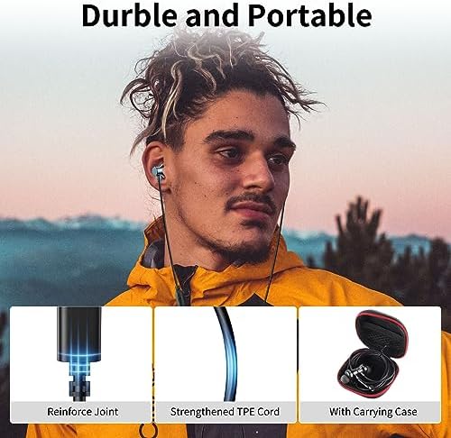 COOYA USB C Headphones – Premium Wired Earbuds with Enhanced Bass Stereo Sound & Noise-Canceling Technology for i Phone 16 Plus, Samsung S25 Ultra, Pixel 9, and More – Magnetic Design for Easy Storage, Ergonomic Comfort, and Crystal-Clear Calls – Perfect for Music, Gaming, and Professional Use