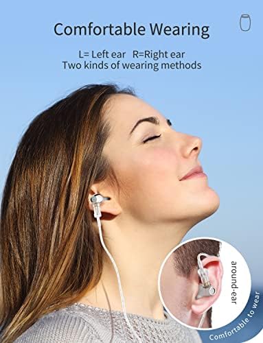 HZSOUND Hi-Fi Wired Earbuds – Professional In-Ear Monitors with Advanced Polymer Composite Diaphragm and Dynamic Driver for Superior Audio Clarity, Integrated Volume Control, and Ergonomic Comfort – Ideal for Musicians and Audiophiles Across All Music Genres
