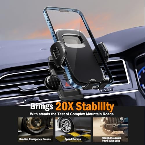 ELOHEI Custom Phone Mount for Volkswagen Golf 8 MK8 R GTI (2020-2024) – Ultimate Car Phone Holder for Enhanced Driving Experience, Quick-Release Design, 360-Degree Rotation, and Exceptional Compatibility with All Smartphone Sizes – Essential VW Golf Accessory for Navigation and Hands-Free Use