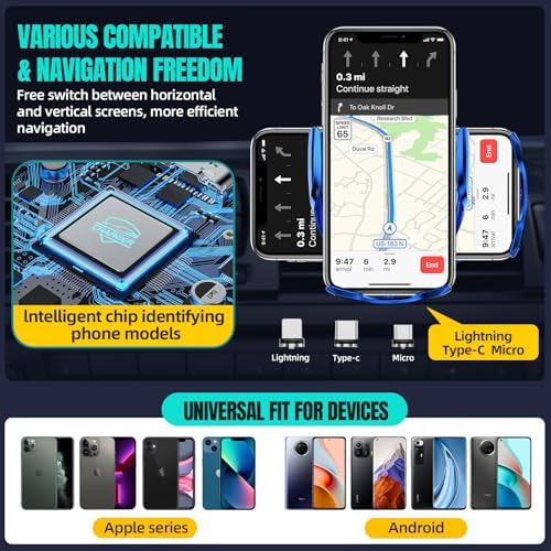 Max 15 W Fast Wireless Car Charger with Auto-Clamping Phone Holder – Qi-Certified Mount for i Phone 16/15/14/13/12 Pro Max & Samsung Galaxy S24/S23/S22/S21/S20/Note20 – Sleek Silver Design for Secure, Hands-Free Charging