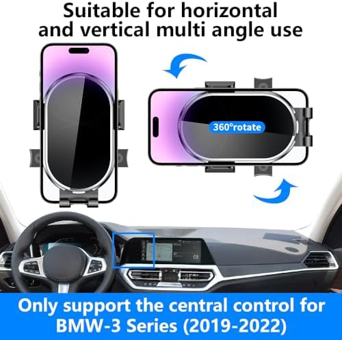 BMW 3 Series & 4 Series Car Phone Holder (2013-2018, 2014-2020) – Premium Automotive Phone Mount for F30 & F32 Models – Sleek, Durable Design for Safe Navigation and Hands-Free Use – Effortless Installation, Adjustable Viewing Angles, and Enhanced Compatibility for Modern Drivers