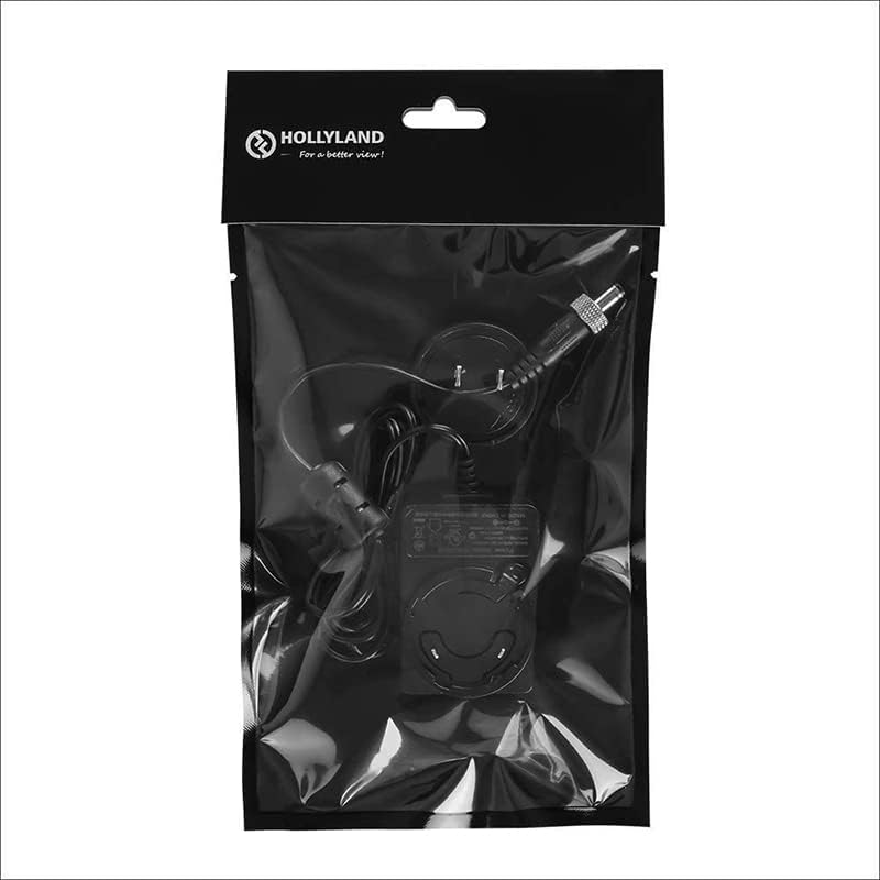 Hollyland 12 V 2 A DC Power Supply Adapter – Reliable Charger for Pyro & Mars Series Video Systems – Optimized for High-Performance Wireless Transmission & Fast Charging – US Plug Design for Seamless Connectivity