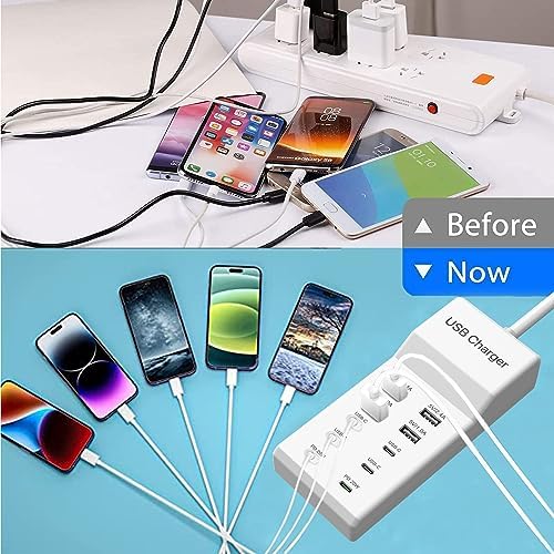 Ultra-Fast 140 W Ga N USB-C Power Hub – Smart 4-Port Charging Station for Laptops, i Phone 15/16, Mac Book Pro/Air, Galaxy S23/S24, and Dell – Sleek, Efficient Design for Home and Office Use