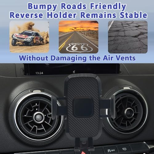 Premium COMETURE Car Phone Holder Mount for Audi Q7 (2020-2024) – Versatile 360° Rotation Smartphone Cradle for i Phone & Android – Enhance Driving Safety with Secure Navigation and Stylish Design – Effortless Installation & Long-Lasting Durability