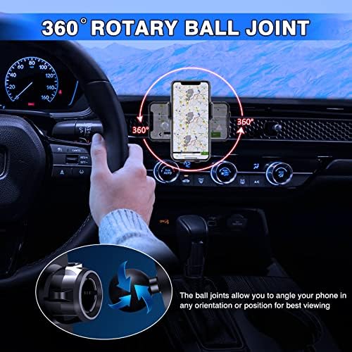 Nissan Rogue & Murano Custom Cell Phone Holder: Adjustable Dashboard & Vent Mount for 2014-2023 Models – Hands-Free Convenience & Optimal Viewing Angle for Safe Driving