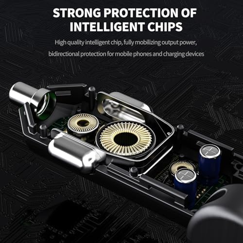 Kwak’s Retractable USB C Car Charger – Ultra-Fast Charging Adapter with Dual Apple Cables for i Phone 14, 13, 12, 11 | Tidy Retractable Design for Effortless On-the-Go Power Solutions | Compact & Portable Vehicle Charging Accessory