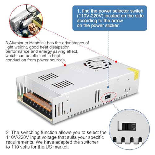 Universal 24 V 10 A AC/DC Power Supply Adapter – 240 W High-Efficiency Switching Converter for LED Lighting & CCTV Systems – Superior Voltage Stability with Advanced Safety Features for Secure Device Performance
