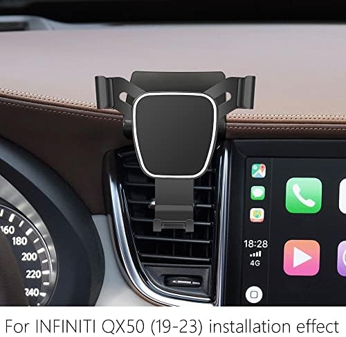 Infiniti QX50 & QX55 Phone Holder: Premium Auto Navigation Mount for 2019-2025 Models – 360-Degree Rotation, Secure Cell Cradle, Effortless Installation for Enhanced Driving Safety and Style