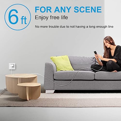 Ultimate 3-Pack i Phone Charger Set: Fast 20 W USB-C Blocks & 6 Ft Cables for i Phone 14/13/12/11 and i Pad – Superior Charging Speed, Enhanced Compatibility, and Safety Features for Home & Travel