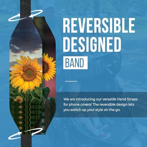 Customizable Reversible Phone Grip Strap – Pack of 2 Anti-Slip Finger Holders for Secure Mobile Handling, Wireless Charging Compatibility, and Detachable Design for Enhanced i Phone Use and Comfort, Elevate Your Style and Functionality