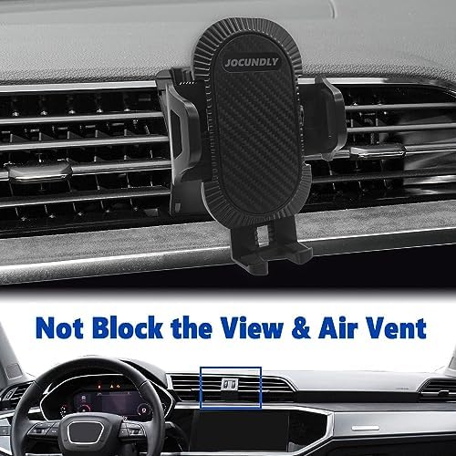 Audi Q3 2019-2024 Custom Phone Mount – Premium Thick Case Compatible Mobile Holder for Seamless Navigation – Adjustable Air Vent Cradle for All Smartphones – Durable Design for Secure Driving Experience
