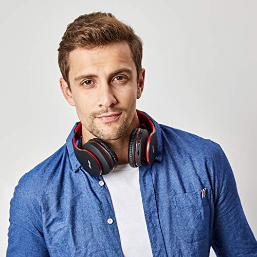 ZIHNIC Bluetooth Over-Ear Headphones – Premium Foldable, Noise-Cancelling Wireless & Wired Headset with Micro SD/TF Card Support and FM Radio – Lightweight Comfort & Superior Sound Quality for Uninterrupted Listening on Mobile Devices and PCs (Black)