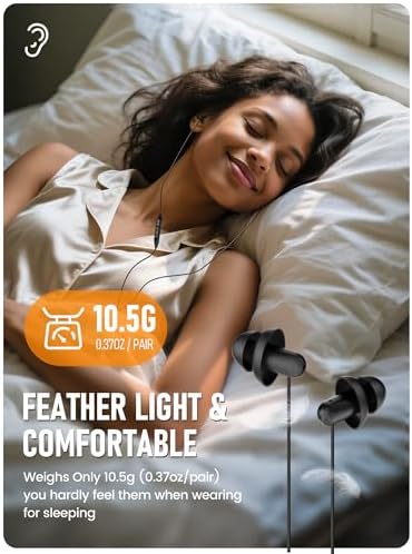 Experience Ultimate Serenity with Hearprotek Sleep Earbuds – USB-C Noise Isolation Earphones for Uninterrupted Comfort, Ideal for Relaxation, Air Travel, and Snoring Relief – Premium Silicone Tips for Perfect Fit and Enhanced Sound Quality