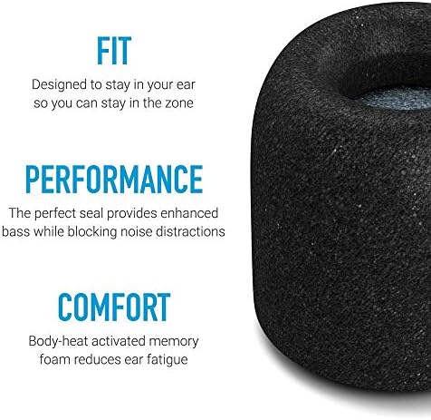 Transform Your Listening Experience with Comply Memory Foam Earbud Tips for Beats Powerbeats Pro, Flex, X, 1, 2, 3 | Unmatched Comfort & Secure Fit | Superior Noise Isolation | Available in Black (S/M/L) – 3 Pairs for Ultimate Versatility and Enhanced Audio Quality