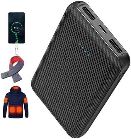 High-Capacity Dual Portable Charger Pack – 20000 m Ah USB-C Power Bank for Rapid Charging – Compact External Battery for All USB Devices – Ideal for Travel, Work & Daily Use