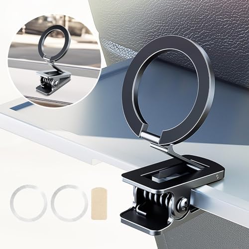 Mag Safe-Compatible Magnetic Phone Holder – Ultimate Hands-Free Car Mount for i Phone 15/14/13/12 Pro Max & Universal Smartphones – Adjustable Clamp for Optimal Viewing & Enhanced Grip – Seamless Navigation & Safe Media Control in Any Vehicle