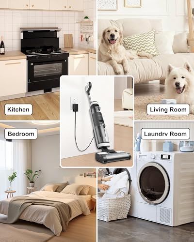 VHBW 26 V High-Performance Replacement Charger for TINECO Cordless Vacuums – Fast AC/DC Power Supply Compatible with IFLOOR 2, 3 Series, A10 Dash, A11 S3 Hero, Master Floor ONE S2, S3, S5 – Lightweight, Durable, and Safety-Enhanced for Optimal Cleaning Efficiency