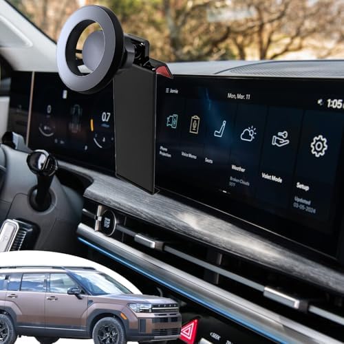 2025 Santa fe Phone Mount,Magnetic Phone Holder,Made for 2024-present Santa fe,Santa fe 2025 Accessories,Santa fe Custom Fit & OEM-Approved Design – Enhanced Compatibility and Speed