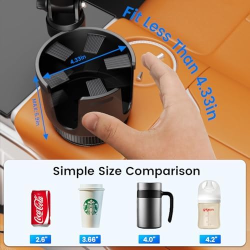 Premium OHLPRO 360° Adjustable Cupholder Tablet Mount for Trucks – Versatile i Pad & Samsung Tab Holder with Integrated Drink Holder, Perfect for Road Trips & Travel Accessory – Elevate Entertainment on the Go