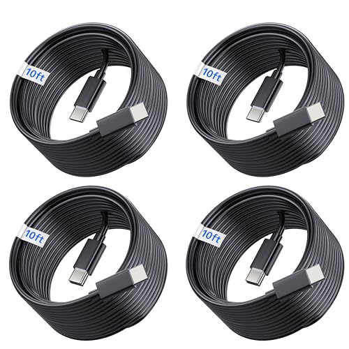 Ultimate 5-Pack 6 ft USB C to C Fast Charging Cables – 60 W Power Delivery for i Phone 16 Series and Galaxy S25, S24, S23, S22 – Durable, Flexible, High-Speed Charging Solution in Sleek White Design for Home & On-the-Go Use