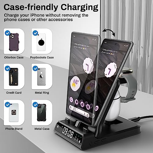 Revolutionary 3-in-1 USB C Charging Hub for Google Pixel Devices – 25 W Super Fast Charging Dock for Pixel Watch 1 & All Pixel Generations Including Pixel Buds Pro/2/A-Series – Sleek, Space-Efficient Design for Optimal Device Organization and Rapid Power-Up