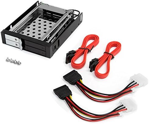 Kingwin Universal Hot Swap Mobile Rack for 2.5” & 3.5” SSD/HDD – Effortless Internal Tray-Less SATA Hard Drive Backplane Enclosure with 6 Gbps Support for SATA I/II/III & SAS I/II – Ultimate Flexibility and Enhanced Data Transfer Speed for Efficient Storage Management