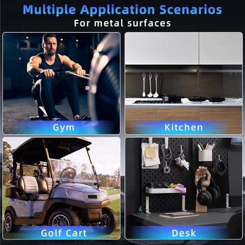 Revolutionary Magnetic Phone Holder for Active Lifestyles – 360° Rotatable Design with Memory Function for Gym, Golf Cart & Kitchen Use – Universal Compatibility for 4.0-7.2 Inch Devices – Hands-Free Convenience & Secure Grip on Metal Surfaces – Ideal Phone Mount for Fitness Enthusiasts & Home Chefs