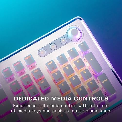 Experience Unmatched Gaming Precision with Turtle Beach Vulcan TKL Tenkeyless Mechanical Keyboard – Linear Titan Switch, Customizable AIMO RGB Lighting, Durable Aluminum Build, and Portable USB-C Connectivity for Ultimate Performance and Style