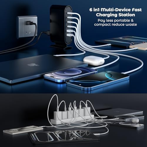 Super Fast 45 W USB-C Charger Cable Set – 2 Pack (6 ft & 10 ft) for Samsung Galaxy S25 Ultra, S24, S23, S22, Note 20 & More – Premium Durability, Versatile Lengths for Rapid Charging at Home or On-the-Go – Elevate Your Power Delivery Experience with Enhanced Compatibility and Long-Lasting Quality