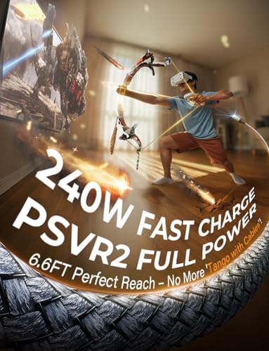 Maximize Your Connectivity with AINOPE 10 FT USB C Extension Cable – 20 Gbps Data Transfer & 240 W Charging Power, Ideal for i Phone 16 Pro Max, PSVR2, Mac Book Air M2 Pro, and More – Stylish Blue Design for Enhanced Flexibility and Performance