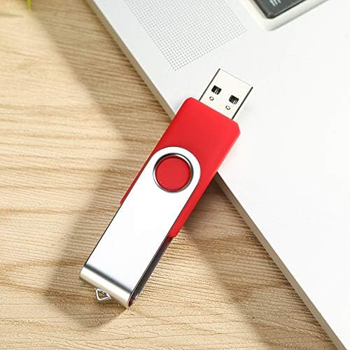 Alihelan 8 GB USB Flash Drive 5 Pack – Vibrant Swivel Memory Sticks with LED Indicator for Seamless Data Transfer, Ideal for Personal and Professional Use – USB 2.0 Portable Storage in Black, Red, Purple, Yellow, and White – Perfect for Easy File Sharing and Backup