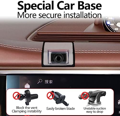 Premium Gravity Design Car Phone Holder for Porsche Panamera (2017-2023) – Stylish Mobile Mount for Enhanced Safety and Seamless Integration in Luxury Interiors – Adjustable Non-Slip Bracket for Optimal Viewing and Easy Installation