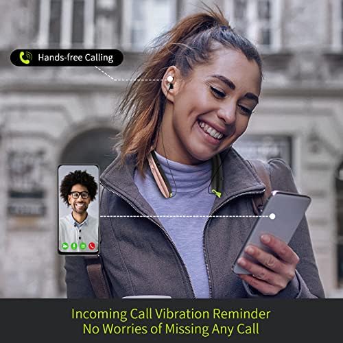 2024 Enhanced Neckband Bluetooth Headset: Retractable Earbuds with Advanced Noise Cancelling, Foldable Wireless Headphones for Sports & Office – Superior Audio Quality with Built-in Mic and Travel Case