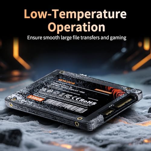Transform Your PC Performance with the 128 GB SATA III SSD – High-Speed Internal Solid State Drive Featuring 500 MB/s Read Speed, Shock-Resistant Durability, and Advanced 3 D TLC NAND Technology for Reliable Data Storage and Enhanced System Responsiveness