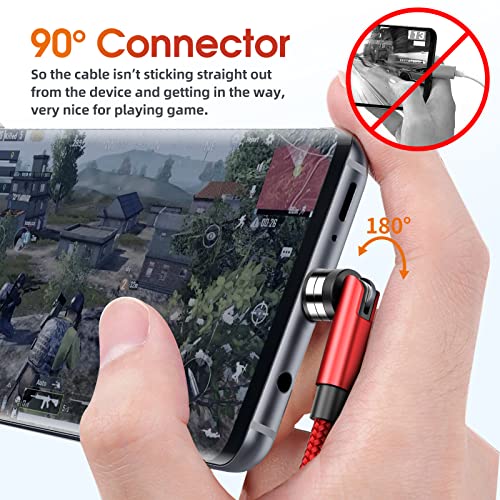 Revolutionary 3-in-1 Magnetic Phone Charger Set – 5-Pack Rotating Nylon Braided Cables with LED Indicators, Perfect for Micro-USB, USB C, and i-Devices – Ultimate Durability and Versatile Charging Solution in Sleek Black