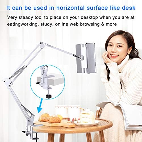 Elevate Your Device Interaction with the Versatile 360-Degree Adjustable Tablet Stand – Universal Foldable Holder for i Pads, i Phones, and Nintendo Switch (Fits 4.5 to 12.9 Inches) – Optimize Comfort and Efficiency with Premium Aluminum Design