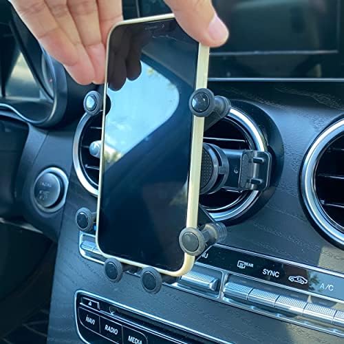 Premium Car Phone Holder Mount for Mercedes Benz & Mini Cooper – Precision Fit, Gravity Locking Technology, Effortless Hands-Free Access, 2016-2023 Models, Ultimate Driving Convenience