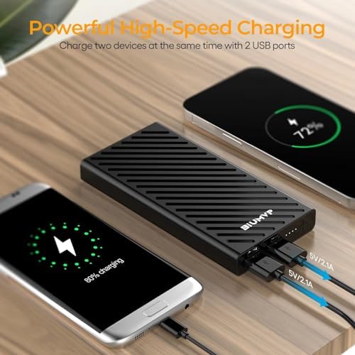 High-Capacity Heated Vest Battery Pack – 10,000 m Ah Portable Power Bank for Heated Clothing – Rapid 5 V 2 A Charging with Versatile Compatibility for Jackets, Pants, and More – Lightweight, Durable Design for Outdoor Enthusiasts