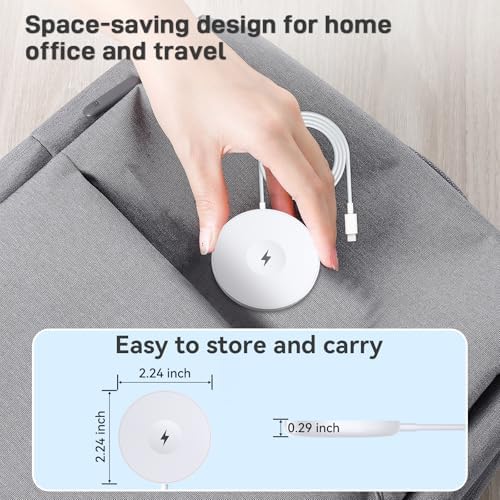 Revolutionize Your Charging Routine with the Do Honest 3-in-1 Magnetic Wireless Charger – 15 W Fast Charge Pad for i Phone 16/15/14/13/12, Air Pods, and Apple Watch – Compact, Safe, and Travel-Ready Design for Ultimate Convenience – Enhanced Compatibility and Accelerated Charging Efficiency