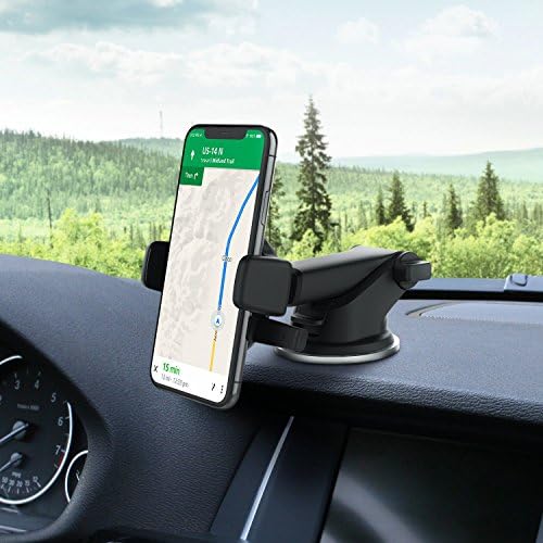 Compact i Ottie Easy One Touch Mini Air Vent Car Mount Holder for i Phone and Samsung Smartphones – Effortless One-Touch Operation, Enhanced Stability, and Universal Compatibility for Safe Driving and Navigation – Perfect for i Phone Xs Max, Galaxy S10 E, Note 9, and More – Dimensions 2.2 x 4.8 x 5.7 Inches – Ideal Vehicle Accessory for a Modern Lifestyle