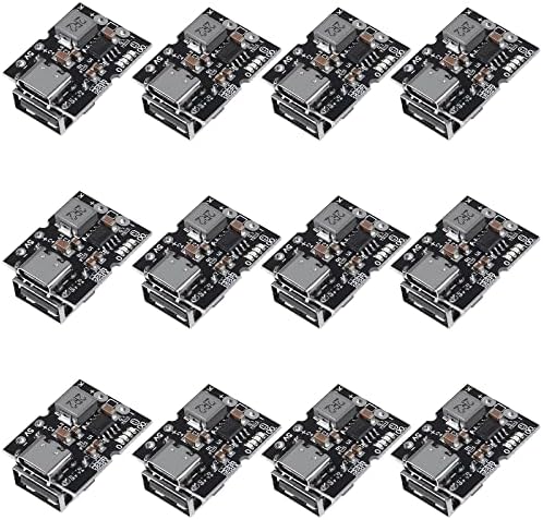 Ultra-Fast Type-C USB Boost Converter Module – 4-Pack 5 V 3.1 A High-Efficiency Charging Kit with Integrated Switch & LED Status Light for Enhanced Mobile Power Bank Functionality and Versatile Device Support