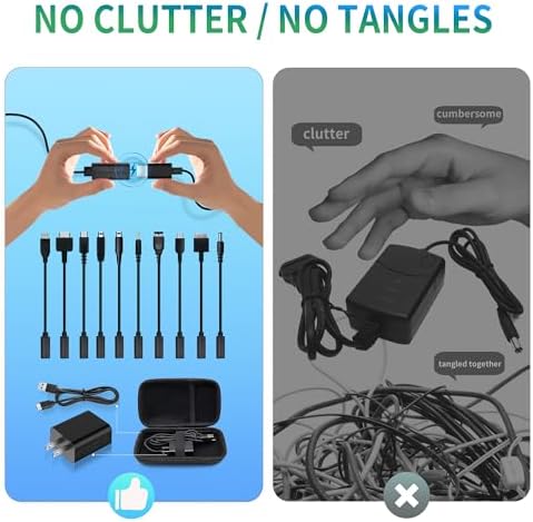 Universal Retro Gaming Power Supply Kit – Multi-Device Charging Adapter for VITA, NDSL, Wii U, PSP, GBA & More – Rapid Charge & Versatile Connectivity for Classic Game Lovers – Ultimate Power Solution for Seamless Gameplay Experience