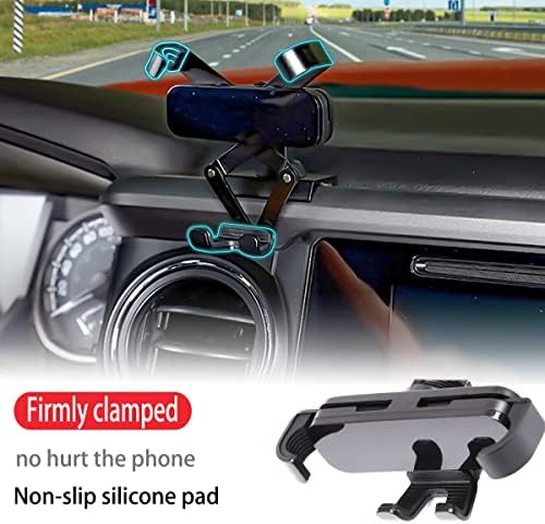 CHEAYAR Premium Car Phone Holder for Tacoma (2015-2023) – Universal Mobile Phone Mount with 360° Rotation, Tool-Free Dash Clip Installation, and Durable Design for Enhanced Driving Safety and Connectivity