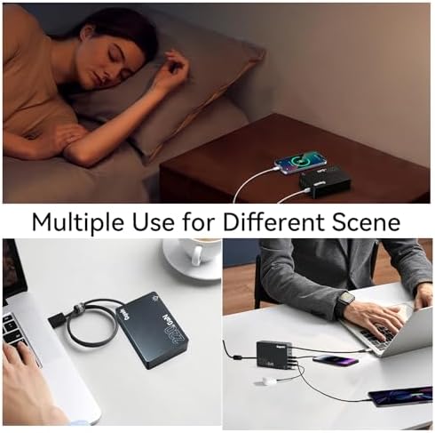 Revolutionize Your Charging Setup with the 220 W Ga N USB C 6-Port Fast Charger – Ultimate Power Hub for i Phone 16, Galaxy 25, Mac Book & More – Compact, Efficient, and Safe Solution for All Your Devices!