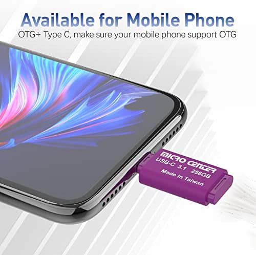 Ultra-Fast INLAND 64 GB Type-C & USB 3.0 Dual Interface Flash Drive – Perfect for Seamless Data Transfer & Portable Storage, 2-Pack Mini Memory Sticks for Effortless File Management