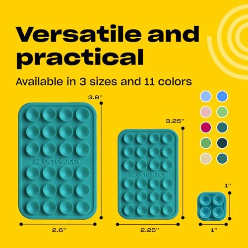 Effortless Hands-Free Silicone Suction Phone Mount – Ideal for Capturing Selfies & Videos on the Go, Compatible with i Phone & Android – Stylish Baby Blue Jay Design for Secure Grip and Portability – The Ultimate Accessory for Content Creators and Live Streamers